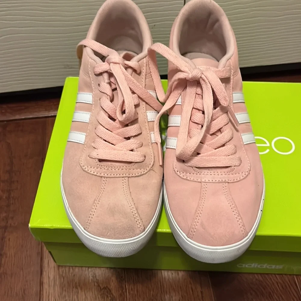Adidas Neo comfort footbed in pink - Picture 2 of 4